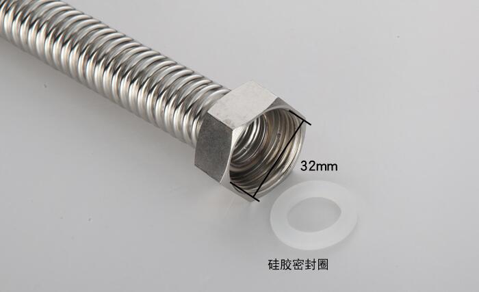 1寸304不锈钢热水器波纹管防高温